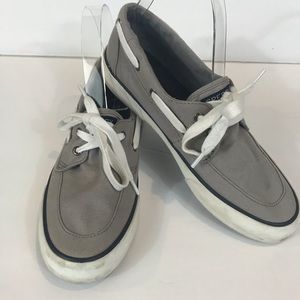 Sperry Top Sider Memory Foam Womens 8 Gray sneaker
